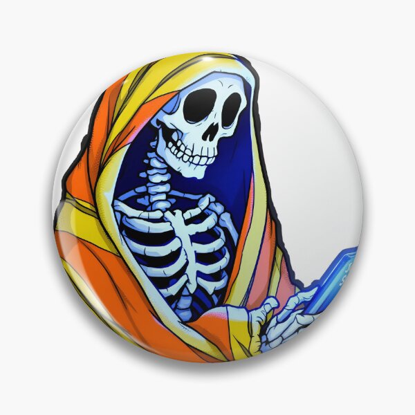 Item preview, Doomscroll Skeleton: Just One More Scroll... designed and sold by Lambyte.