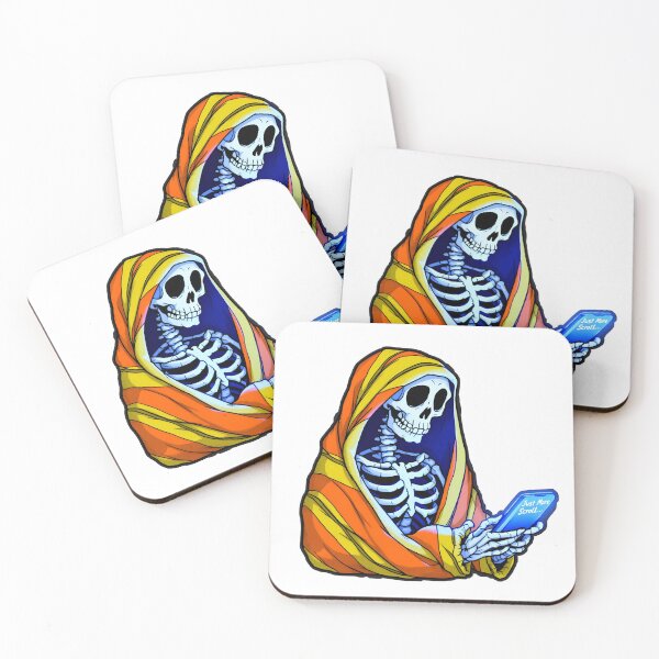 Item preview, Doomscroll Skeleton: Just One More Scroll... designed and sold by Lambyte.