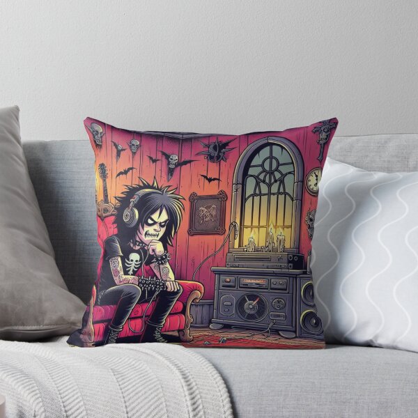 Item preview, Goth Guy listening to music  designed and sold by DarkWitch03.