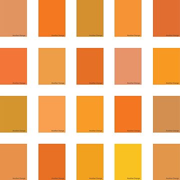 Shades Orange Color Chart Stock Illustrations – 103 Shades Orange