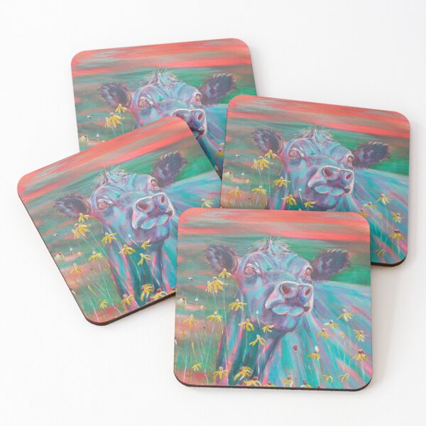 Item preview, Calf and black-eyed susan flowers designed and sold by Karin McCombe Jones.