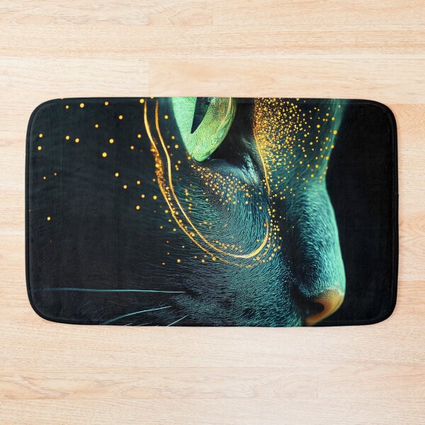 Item preview, Enchanted Bombay Cat with Glowing Gold Markings designed and sold by mildaclairmo.