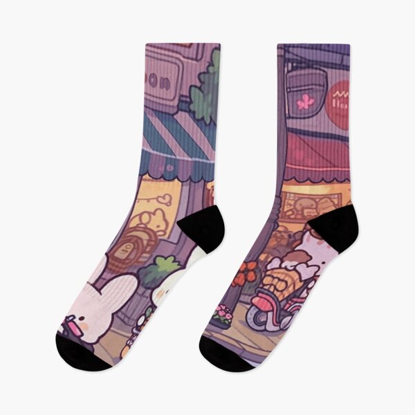 Item preview, Cozy Bunny Night Stroll designed and sold by jinwooo.