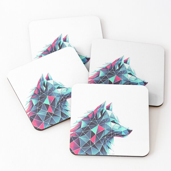 Item preview, Futuristic Geometric Wolf Head designed and sold by JAR.