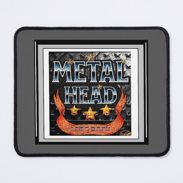 Item preview, Little framed Metal Head for - big Metal Head. designed and sold by Atarac.