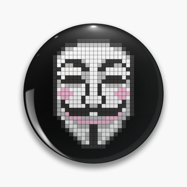 Item preview, Anonymous Resistance – Pixelated V for Vendetta designed and sold by p1xelhacker.