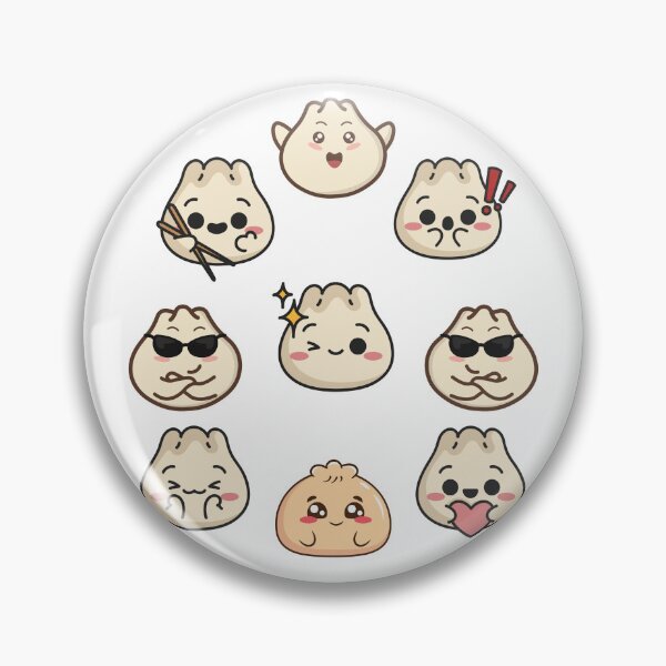 Item preview, Lets Get This Dumpling Party Started, Dim Sum, Yum Cha, Kawaii designed and sold by AASparksDesigns.