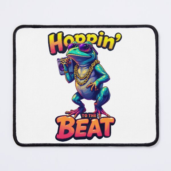 Item preview, Funky Frog Hoppin to the Beat designed and sold by Dazzle-Sizzle.