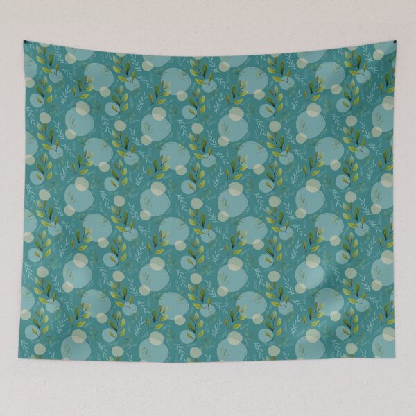 Item preview, Teal Botanical Breeze designed and sold by Schaes85.