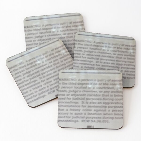 Item preview, assault in the courthouse is a felony designed and sold by ExMeansWithOut.