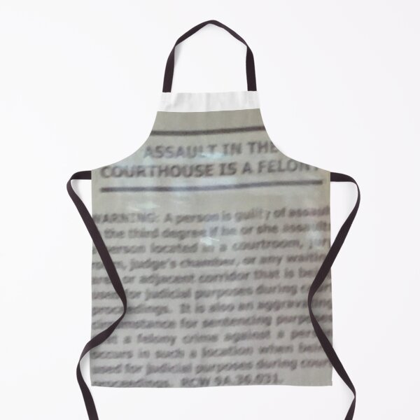Item preview, assault in the courthouse is a felony designed and sold by ExMeansWithOut.