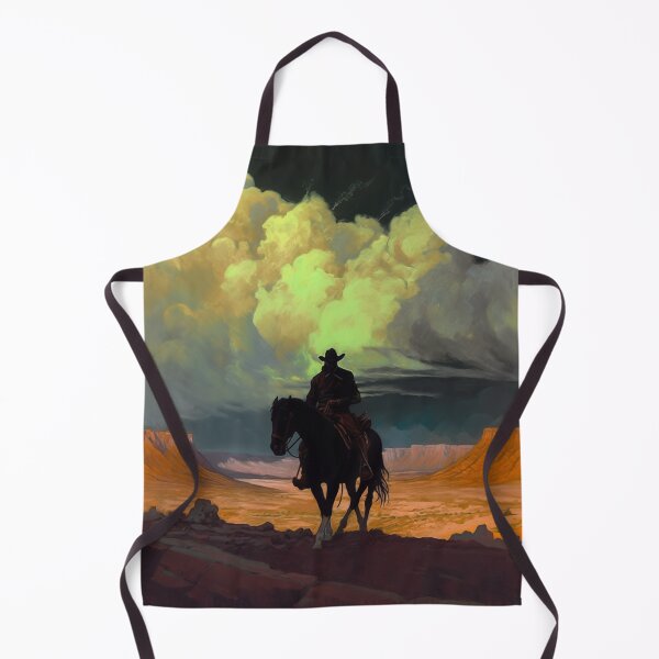 Item preview, The cowboy's darkness. Original oil artwork. Cowboy western painting. Digital art Print. Poster. Home Decor. designed and sold by organicflowart.