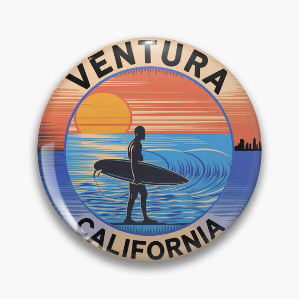 Item preview, Ventura California Surf Sunset Vintage Design designed and sold by CircinusStore.