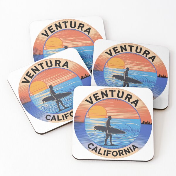 Item preview, Ventura California Surf Sunset Vintage Design designed and sold by CircinusStore.
