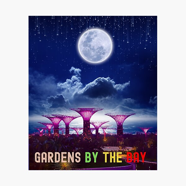 Item preview, Gardens by the Bay: Moonlit Wonder designed and sold by MDiStudio.