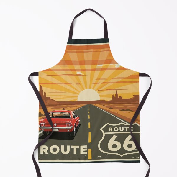 Item preview, Route 66 Retro Road Trip Poster - Vintage Art designed and sold by ethnicdigital.