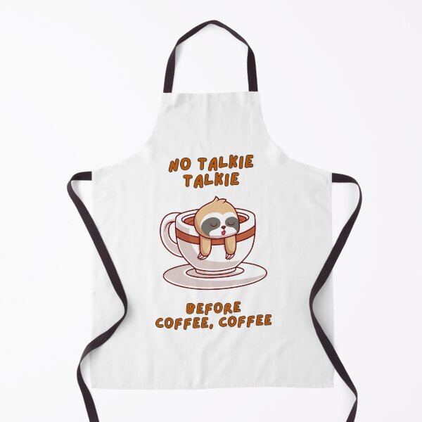 Item preview, No Talkie, Talkie, Before Coffee Coffee, Cup Saucer, Badger designed and sold by AASparksDesigns.
