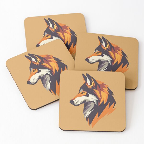 Item preview, Polygonal Wolf Portrait designed and sold by SteadyRolling.