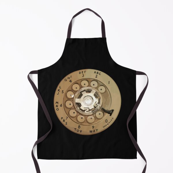 Item preview, Vintage Retro Rotary Dial Phone Graphic Art designed and sold by Dressed For Duty.