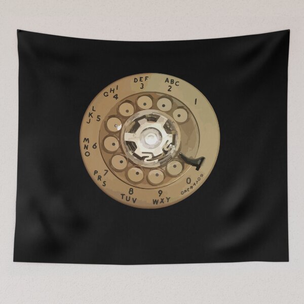 Item preview, Vintage Retro Rotary Dial Phone Graphic Art designed and sold by Dressed For  Duty.