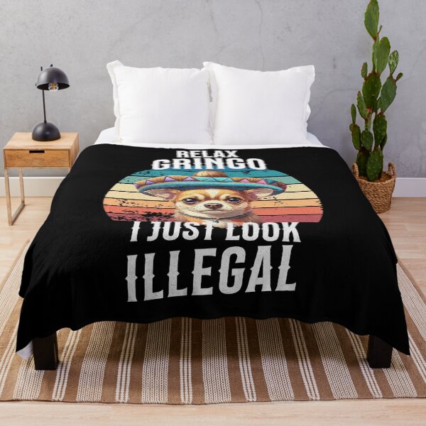Item preview, I Just Look Illegal Immigrant Support Anti Trump Mexican Dog designed and sold by cgocgy.