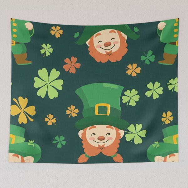 Item preview, Green Bearded Leprechaun Pattern designed and sold by dcrc.