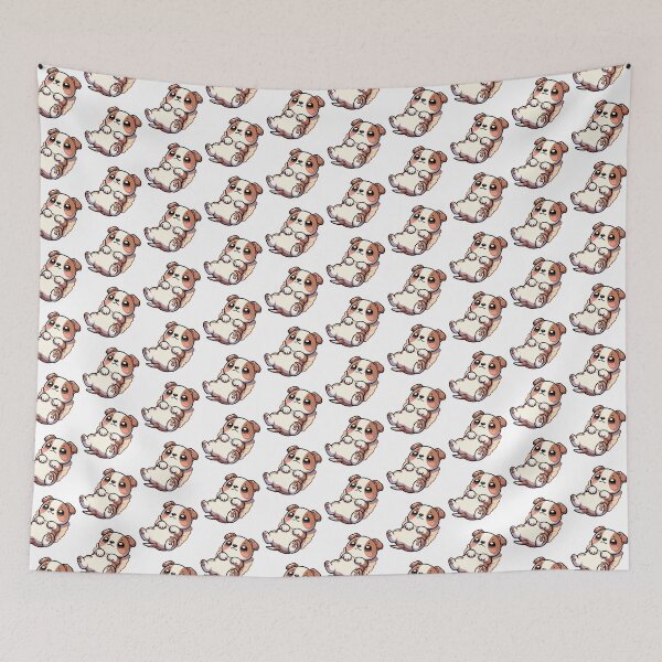 Item preview, Chibi American Staffordshire Terrier Asking for a Belly Rub designed and sold by City0fDreams.