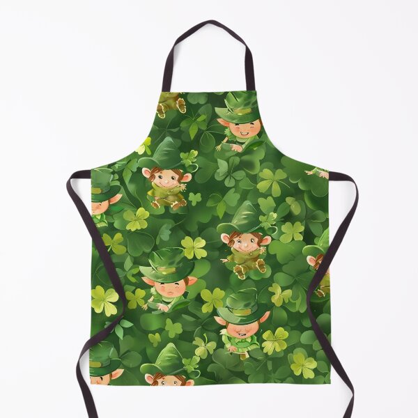 Item preview, Cute Green Leprechaun Pattern designed and sold by dcrc.
