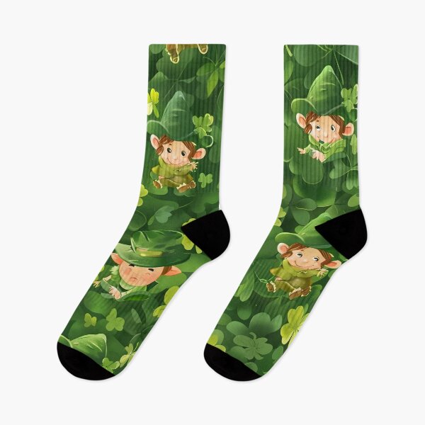 Item preview, Cute Green Leprechaun Pattern designed and sold by dcrc.