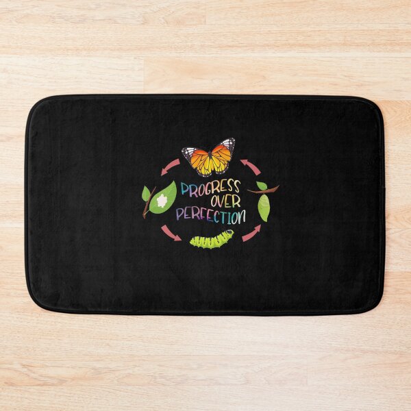 Item preview, Progress Over Perfection Caterpillar Back To School Teacher designed and sold by Dressed For  Duty.