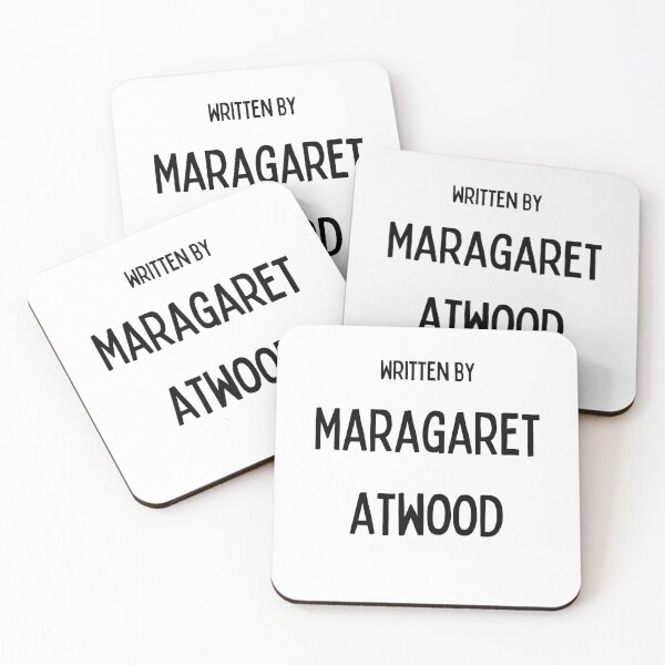 Item preview, Written by Maragaret Atwood literary book lover gift feminist sticker written by handmaidens tale  designed and sold by LaundrySalt.