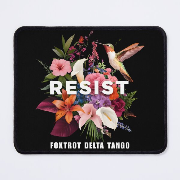 Item preview, RESIST Floral Anti Trump Political Protest Foxtrot Delta Tango designed and sold by cgocgy.