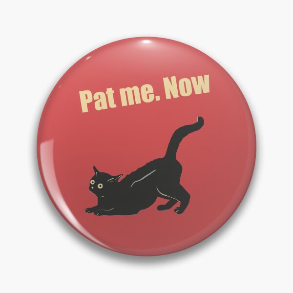 Item preview, Humorous cat art : pat me.Now Red version designed and sold by TheGrandLordCat.