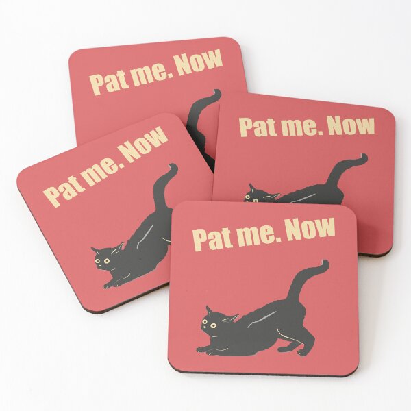 Item preview, Humorous cat art : pat me.Now Red version designed and sold by TheGrandLordCat.