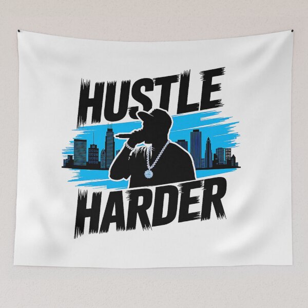 Item preview, Hustle Harder Hip Hop Design designed and sold by SteezeeStore.