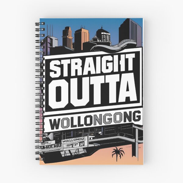 Item preview, Straight Outta Wollongong - Aussie Pride Design designed and sold by Digital Products AU.