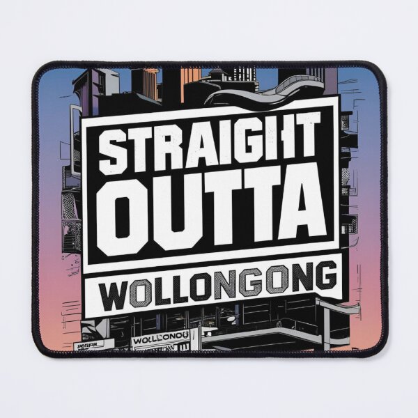 Item preview, Straight Outta Wollongong - Aussie Pride Design designed and sold by Digital Products AU.