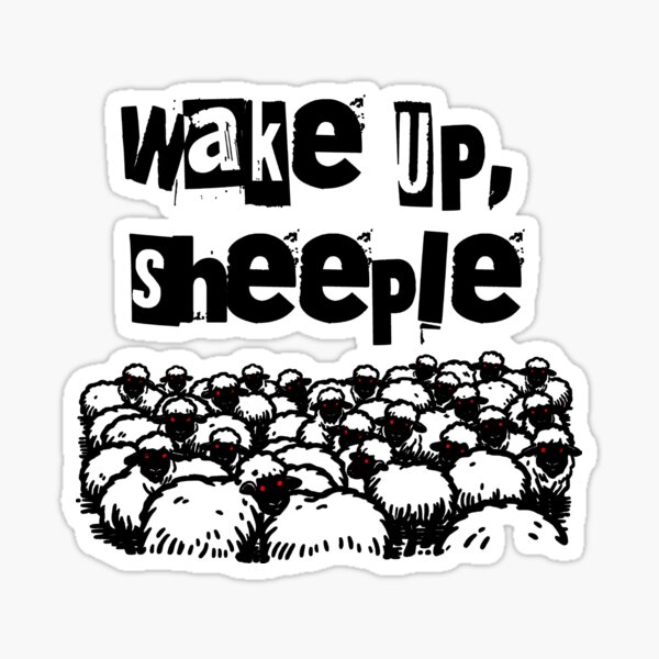 Item preview, wake up sheeps designed and sold by adamasuh.