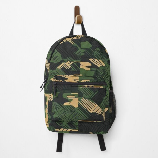 Item preview, Etched Tactical Camouflage Geometric Green Beige Pattern designed and sold by CamouflageLab.