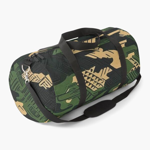 Item preview, Etched Tactical Camouflage Geometric Green Beige Pattern designed and sold by CamouflageLab.