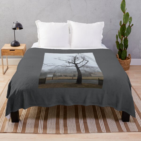 Item preview, Storm Damaged Winter Tree on Foggy Day  designed and sold by Amanda1775.