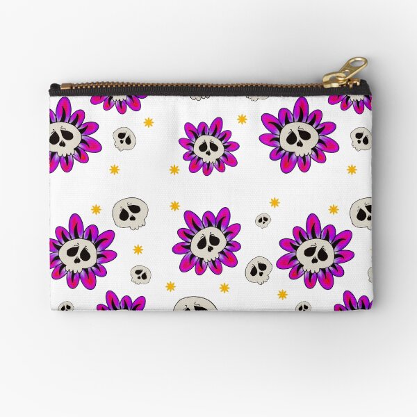 Aperçu de l'œuvre Motif de crâne et de fleur créée et vendue par Onehappyhook.