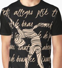 Ballet Terminology Graphic T-Shirt