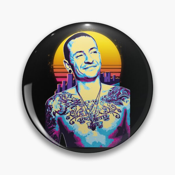 Item preview, Chester Bennington Retro 80s designed and sold by Ginovativedy.