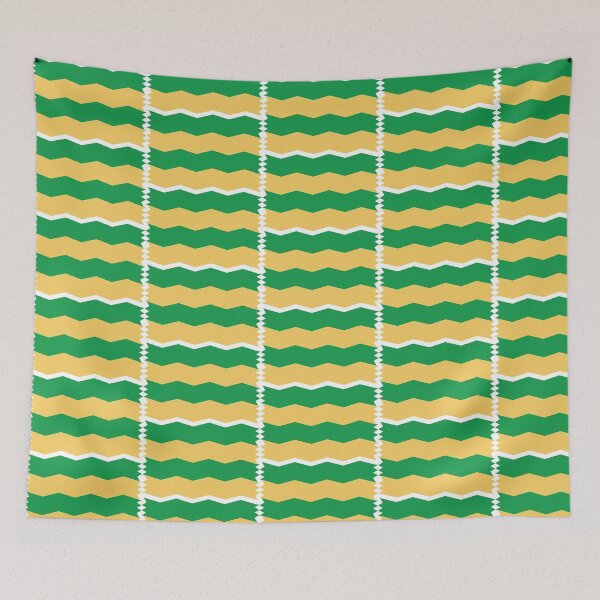 Item preview, Emerald & Gold Chevrons designed and sold by PSCSCo.