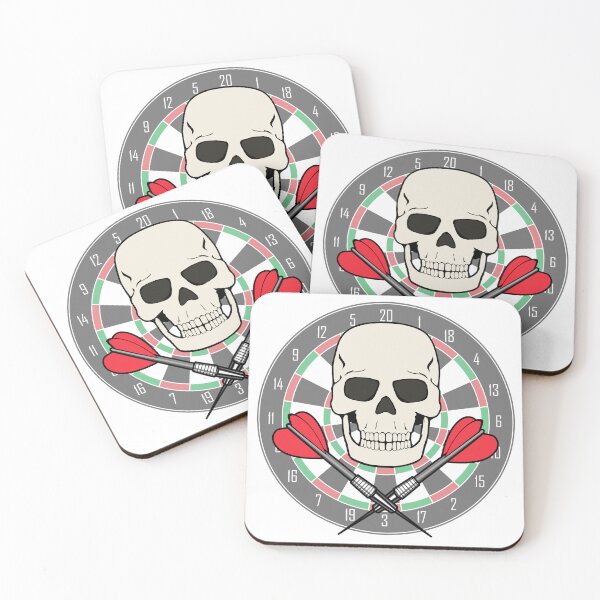 Item preview, Dart Skull Pirate Flag Jolly Roger Design designed and sold by Jaudaux Designs.