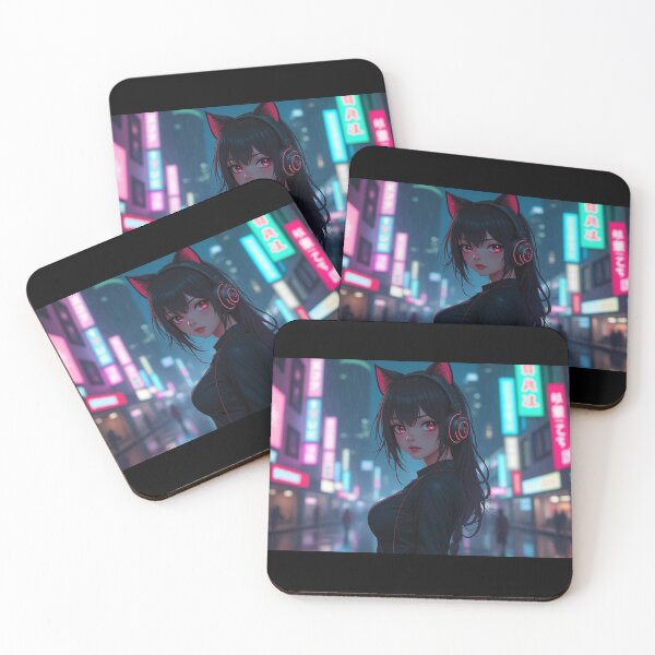 Item preview, Phonk Beats and Cyberpunk Streets Girl designed and sold by brendanre.