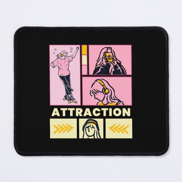 Item preview, Pink and Yellow Line Art Attraction designed and sold by ureggie.