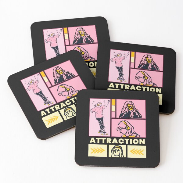 Item preview, Pink and Yellow Line Art Attraction designed and sold by ureggie.
