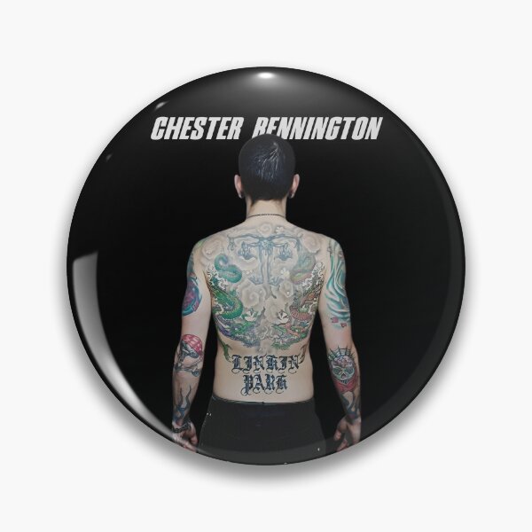 Item preview, Chester Bennington's back body designed and sold by Ginovativedy.